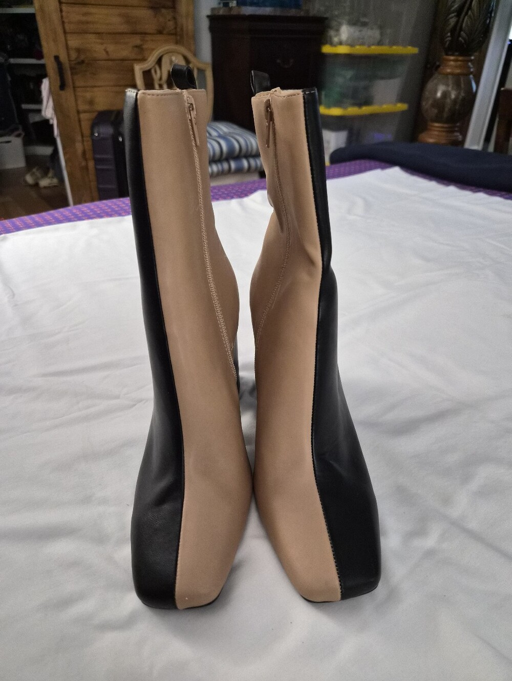 Brand NEW Two-Tone Ankle Boots